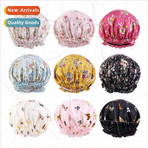 Europe Uned States popular printing flower satin round cap e
