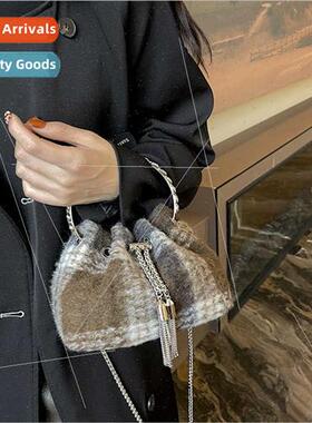 Retro commuter armp bag female new fall winter fashion color
