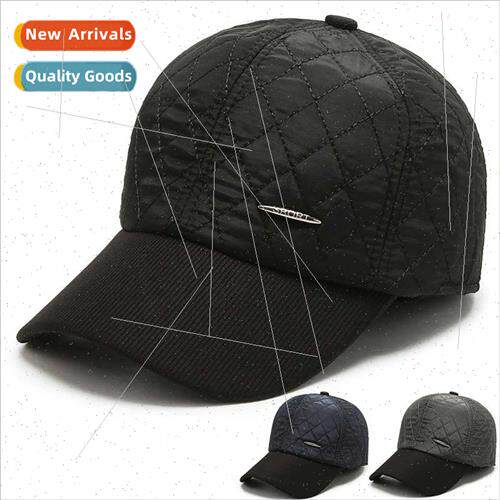 Men hats in fall winter cold warm baseball cap men diamond e
