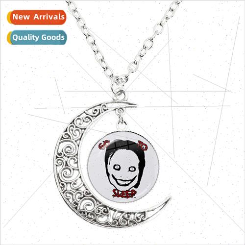 Jeff Jane Killer Moon Necklace Toby Character Glass Anime Do