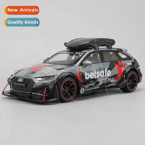 Boxed simulation 1:24 Audi RS6 modified alloy sports car mod