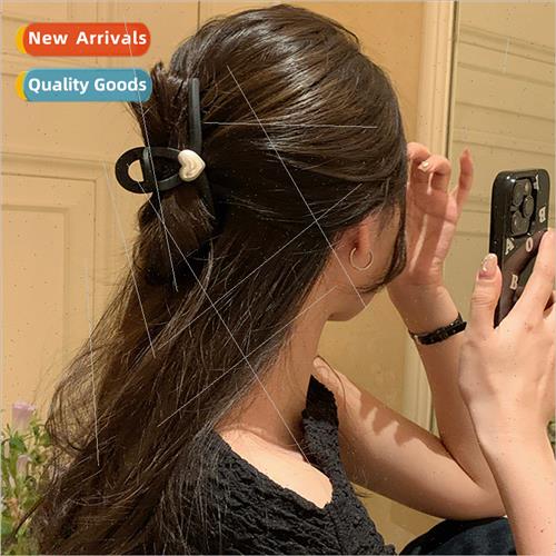 Hair volume large size plate hair grab clip female back head