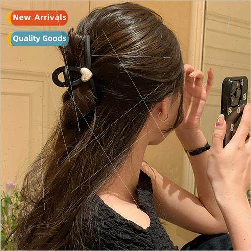 Hair volume large size plate hair grab clip female back head