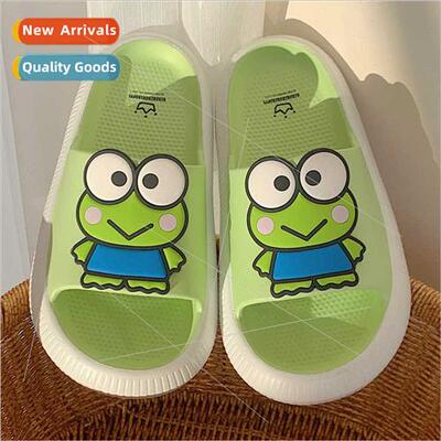 Fashion new sense stepping on sh soft bottom slippers cute l
