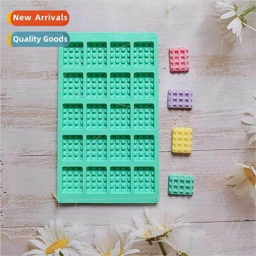 20 waffle waffles 177 chocolate silicone mold dessert ice cu
