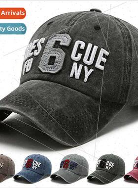 Washed do old baseball cap men spring new hat fashion embroi