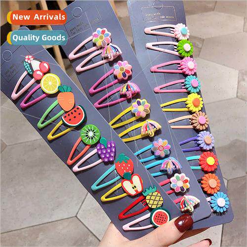 Cute fru hair clip hair card bb clip children hair clip head