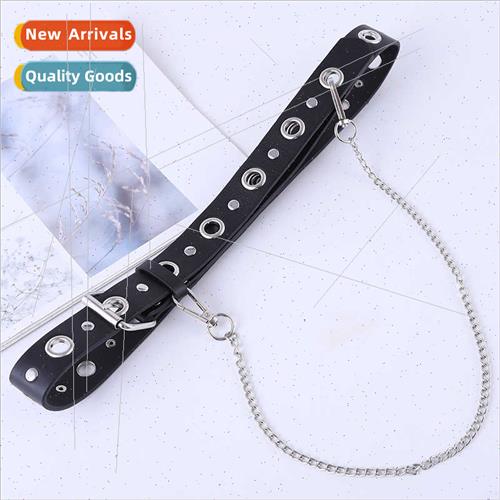 Punk belt female fashion chain decorative cock-eye buckle ho