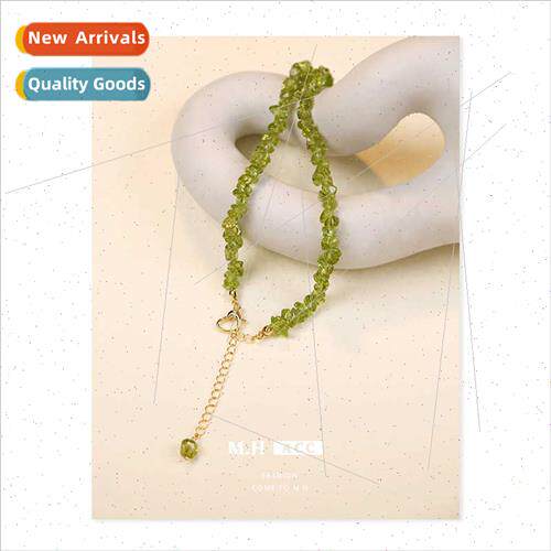 Crystal necklace vintage collarbone chain baroque niche neck