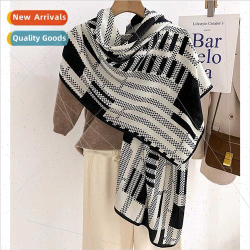 new clash colors scarf neck scarf autumn winter warm warm co