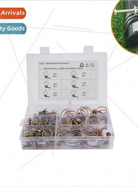 42pcs in box-6 kinds double wire pipe clamps double wire pip