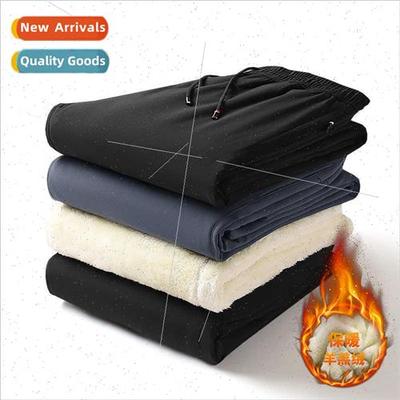 Padded cotton pants 2023 new lambswool winter men thermal pa