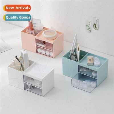 Office plastic drawer type double stationery desktop organiz