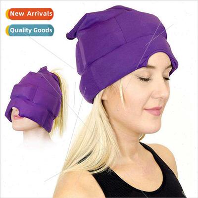 Ice cap cold compress migraine cap physical cooling headgear