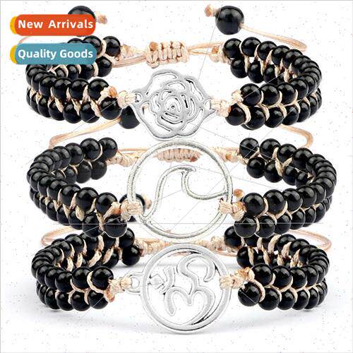 u-type weaving new half round men women bracelets handmade h