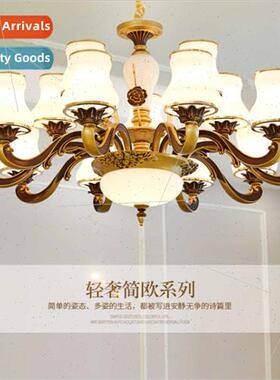 chandelier living room lights simple modern atmosphere house