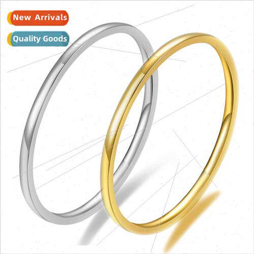 1mm tri-color gold vein ring tanium steel ring hundred coupl