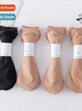 Loose lace stockings women short spring summer steel stockin