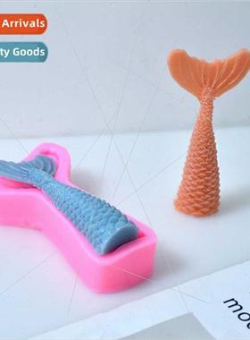 Mermaid Tail licone MouldFlip Candy Baking ToolsChocolate Ca