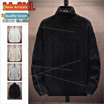 Autumn winter new turtleneck sweater men tide retro Japanese