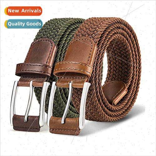 Caino Uno casual men elastic woven belt elastic hundred brea
