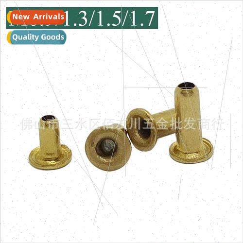 Hollow copper rivets Copper cock-eye button rivets Over-hole