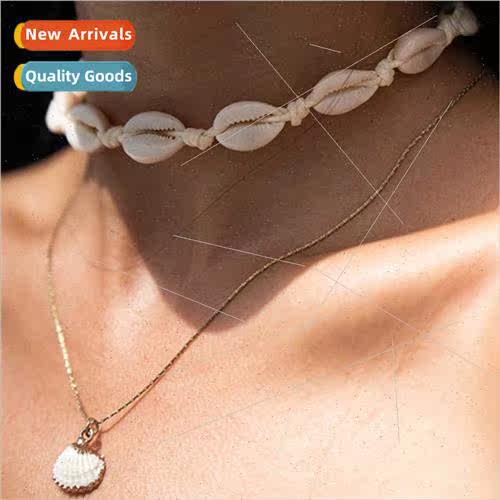 Fashion Jewelry Whe Shell Necklace Handmade Collar Collar Ch