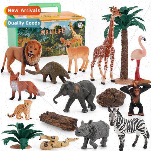 Forest animal model set is cash elephant orangutan lion pyth
