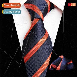 Men piece Scarf set two Tie accessories Pocket tie