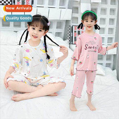 23 summer new girls modal cartoon printing seven-minute slee