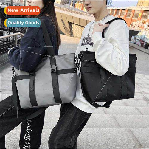 ins tide cool large capacy oxd cloth handbag men are fashion