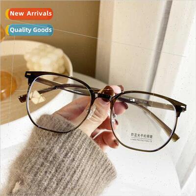 new Korean TR90 square frame eyeglasses frame can be equippe