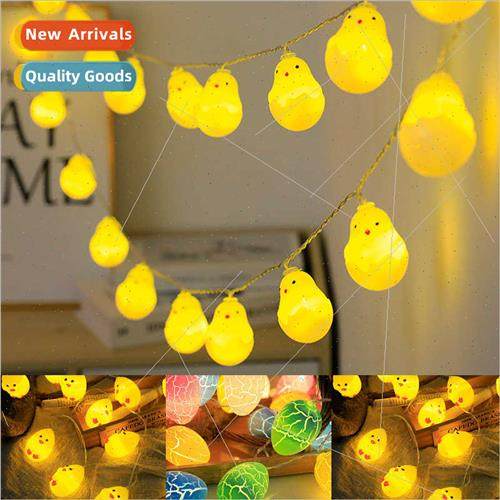 LED Easter Day decorations small yellow chicken hatching egg