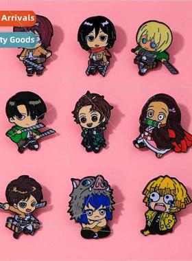 ghost extinguished brooch manga around metal badges commemor