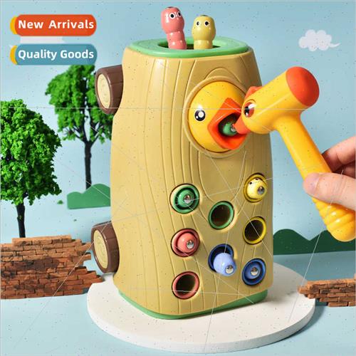 Children early education educational toys woodpecker insect