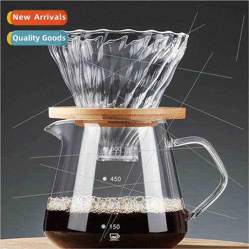 Glass Coffee Pot Hand Brewed Drip Pour Over Coffee Filter