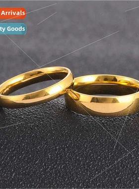 Men domineering personalized arc ring plain ring stainless s