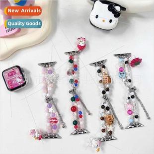 beads metal cartoon watch8 kitty bapple 适用apple watch