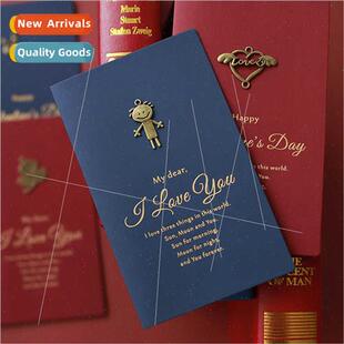 Wedding Vows Card Vintage Metal DIY Thank You Card  Paper St