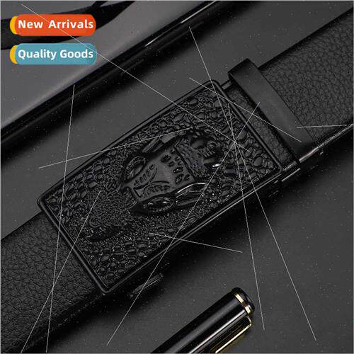 Men Automatic Buckle Belt Middle-aged Hundreds casual double
