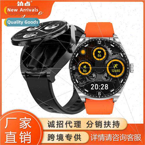 New S9 smartwatch Bluetooth voice call TWS 2-in-1 weather he