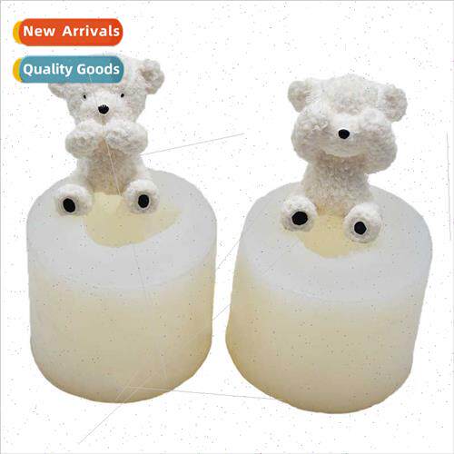 DIY Baking Moulds 3D Bear Car Aroma Cake Set Flip Candy Clay