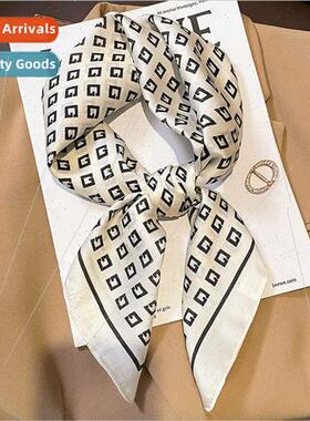 2023 Korean  new spring fall fashion temperament small squar
