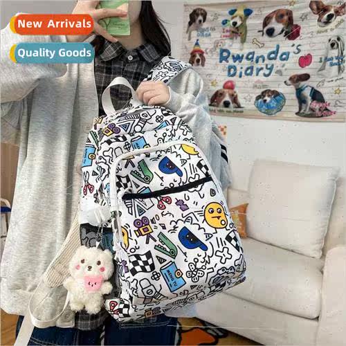 Shoulder bag ins wind female cute large-capacy nd backpack p