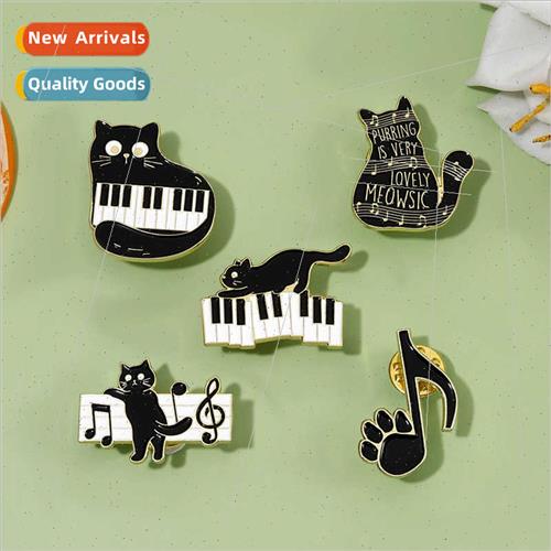 new creative cartoon piano notes cat modelling cute cute ver