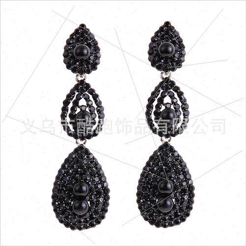 Vintage Glass Drop Earrings Jewelry Popular Earrings Earring