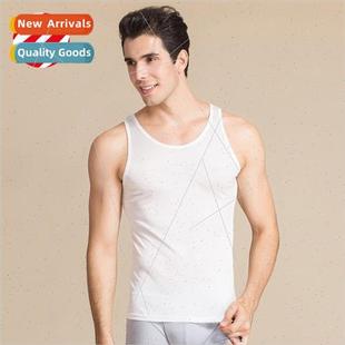 color silk men Real comtable solid undershirt breath summer