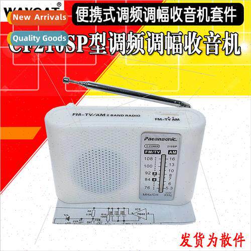 One-pack FM radio bulk parts 210SP type CD9088+CD2822 electr
