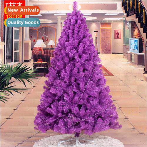 1.8M/180CM Purple Encrypted Christmas Tree Christmas Hotel D
