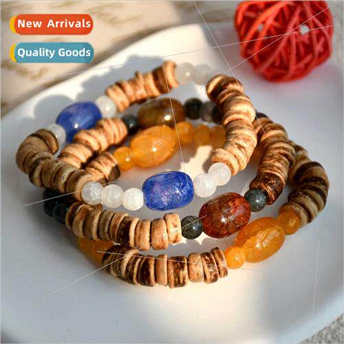 Handmade Beaded Couple Bracelet Designed che Ethnic Coconut